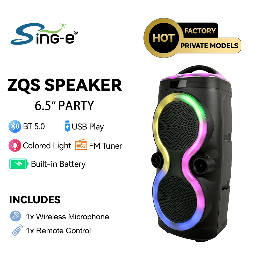 SING-E ZQS6236 Portable Karaoke Sound Box - Perfect for Home