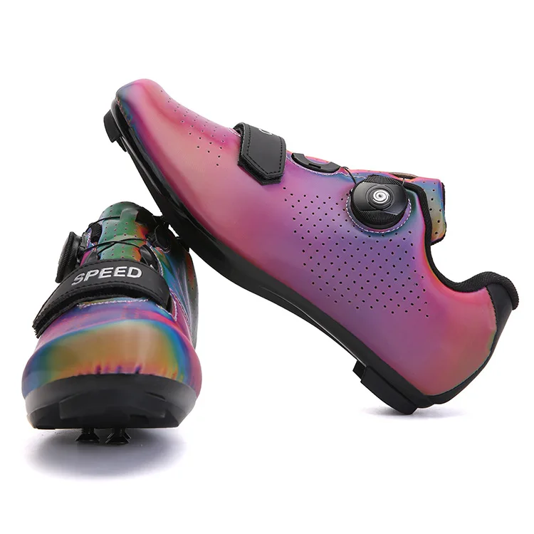 Pure Black Anti-Slip Men's Cycling Sports Shoes Hard-Soled Wear-Resistant for Autumn Winter Spring Summer Mountain Road Bike