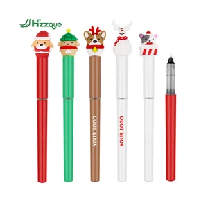 Christmas Molding Cute Best Selling Products Plastic Hotel Writing Gel Ballpoint Pen with Custom Logo