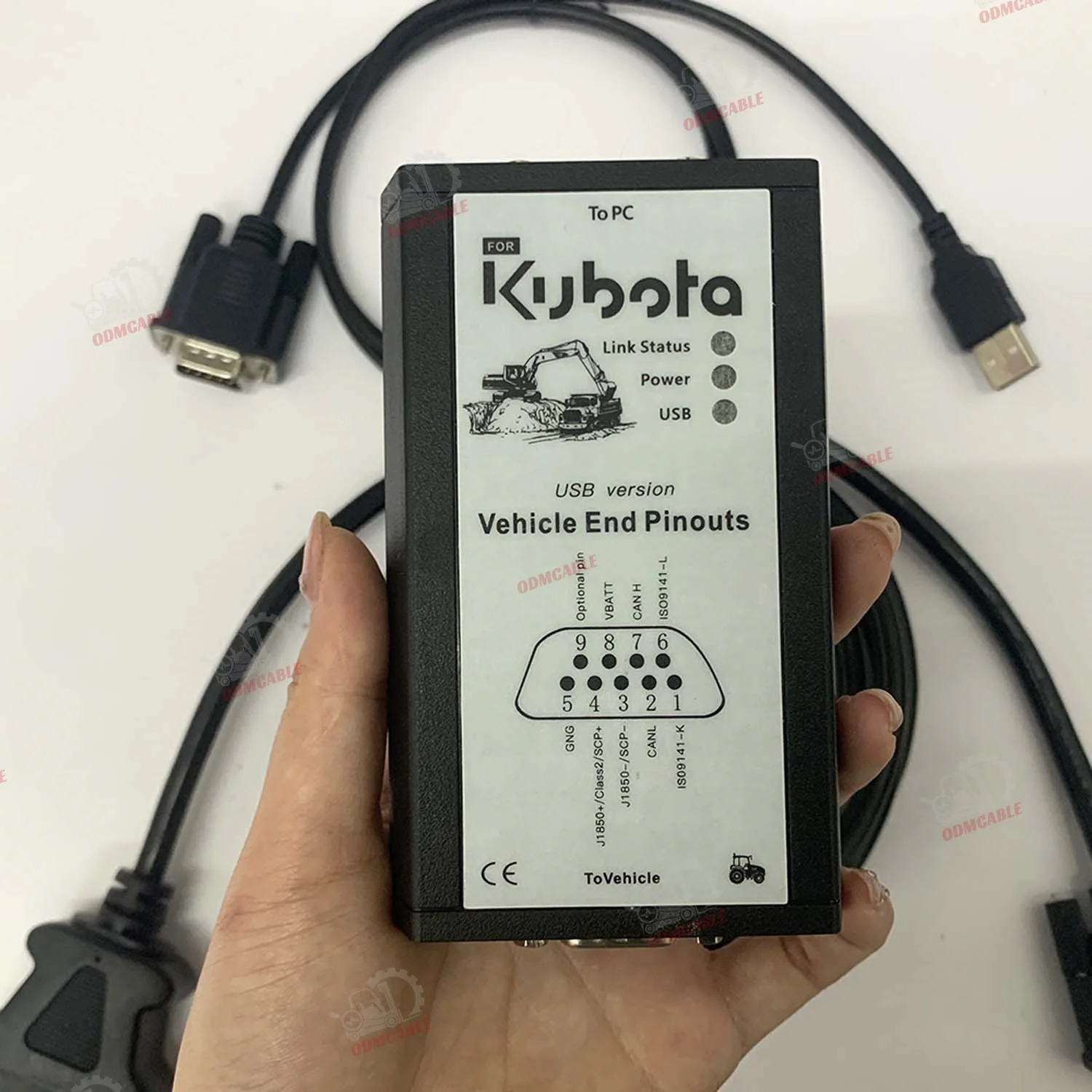 FOR KUBOTA DIAGNOSTIC KIT PYTHON for KUBOTA DIAGMASTER PYTHON INTERFACE KUBOTA TAKEUCHI DIAGNOSTIC TOOL