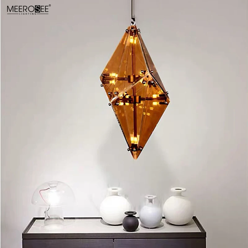 Meerosee Modern Custom Kitchen Pendant Lamp Small Suspension Light for Dinning Cafe Restaurant MD86774