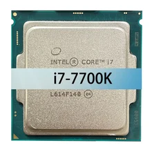 LGA 1151 i7 7700K Used CPUs for Intel Core i7 7700K 4.2GHz Quad-Core Eight-Thread 8M 91W Processor for desktop gaming computer