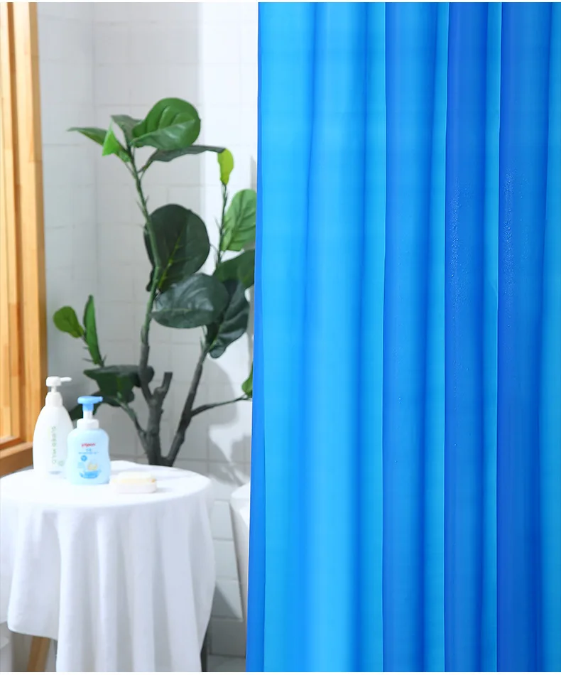 2023 Thickened Waterproof Clear Bathroom Shower Curtain Liner 72 X 72 Peva Heavy Duty Waterproof