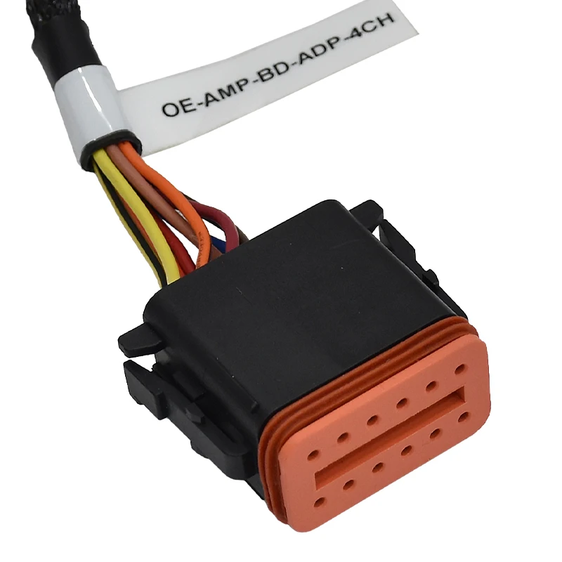Custom Auto Audio & Stereo Speaker with 12 Pin Turn on Connector Wire Harness for Car Bus Suv Truck Trailer Rv