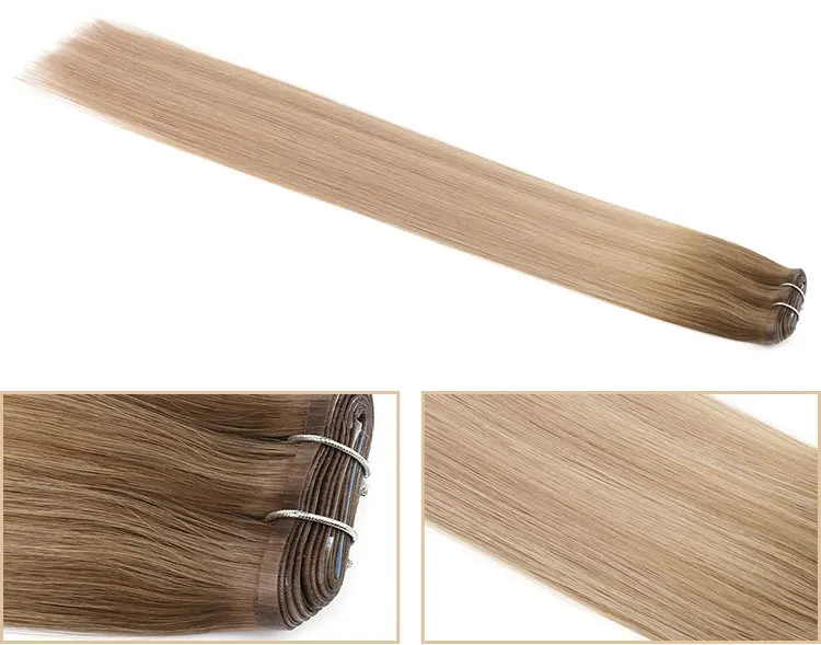 Factory Wholesale Ethical Resourced Pu Weft Hair Extension,Double Drawn ...