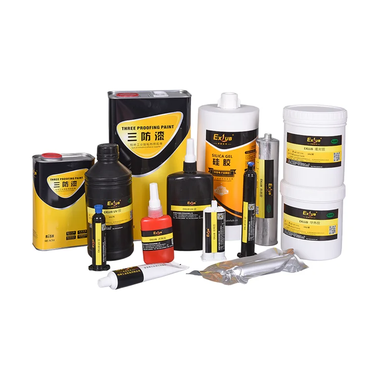 High and Low Temperature Resistant Transparent Waterproof Quick Drying Insulation Adhesive, Organic Silicon Three Proof Adhesive