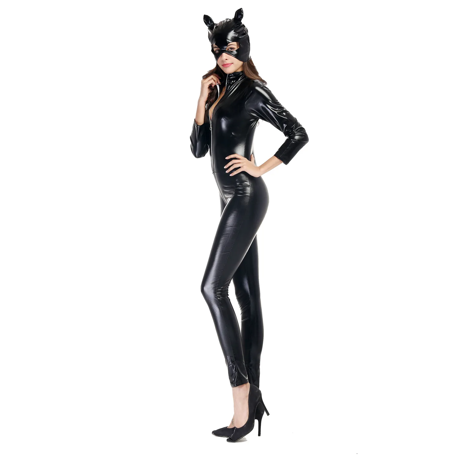 New Design Cosplay Catwoman Costume Carnival Party Night Club Girl ...