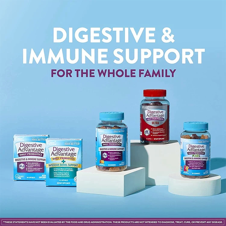 36 Gummies Digestive Dietary Supplement Digestive Immune Minor Abdominal Discomfort Immune Health Support