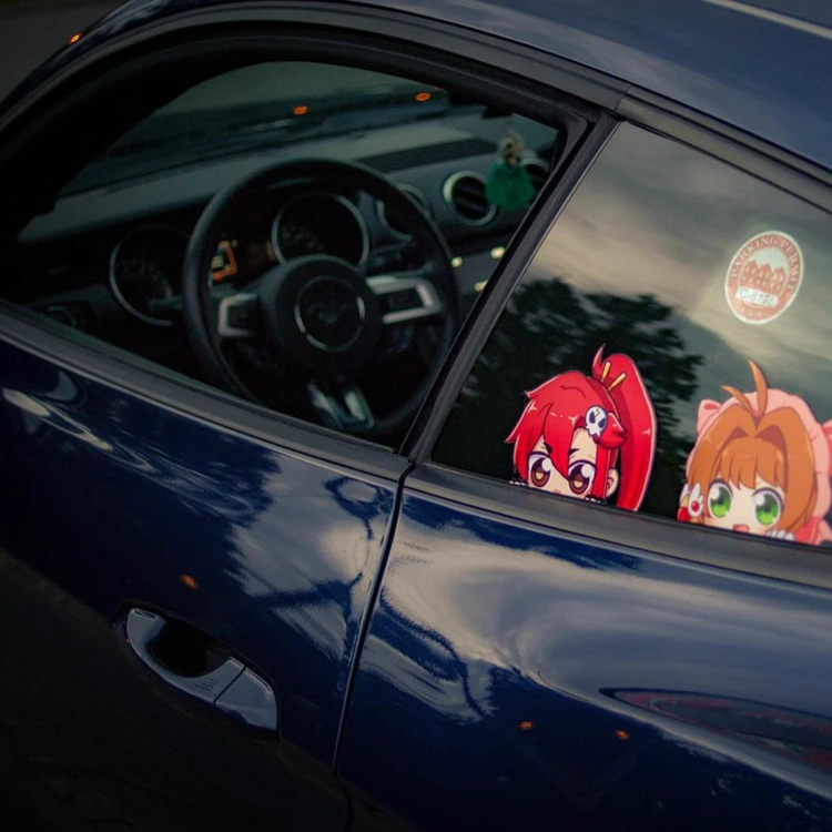 Y.F Peek Peeker Anime Stickers Laptop Stickers Cars -  Norway