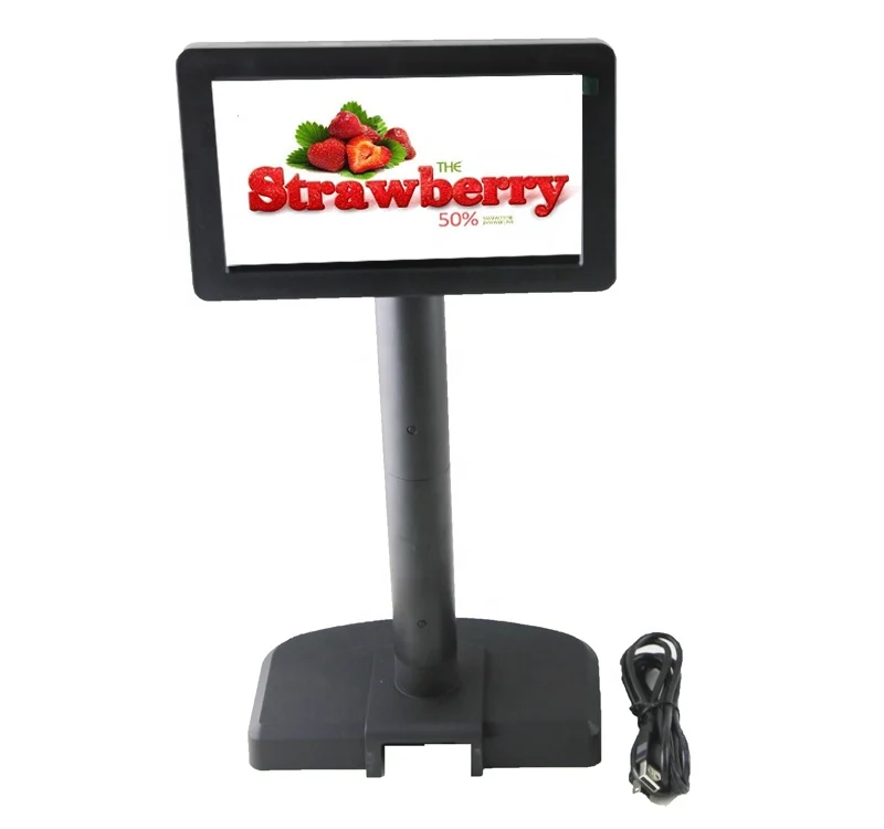 7インチ LCDタイプ カスタマーディスプレイ POSレジ用品 エフケイ