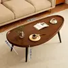 Walnut wood color [solid wood table legs] 120*60*38