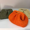 Sac au crochet en paille
