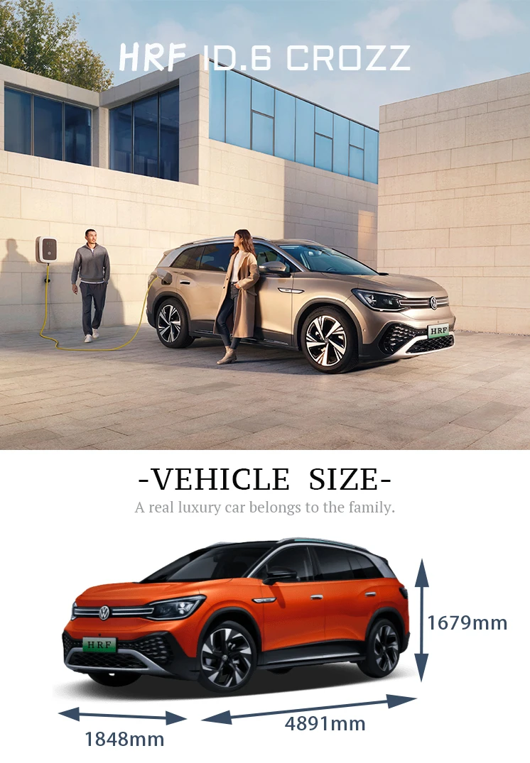 Fast Speed Electric Vehicles 2022 Vw Volkswagen Id4 Id6 Crozz Pro Prime Used Car 4wd Car Prices