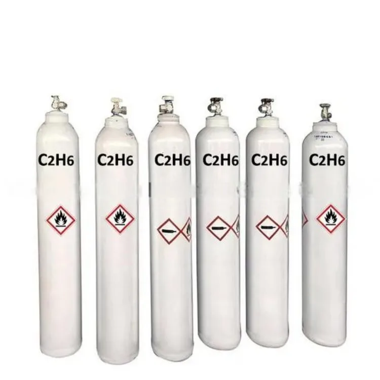 50L na Mataas na Kalidad na Refrigerant Gas na Etano (99.99%, mula 3N hanggang 5N), Refrigerant R170, C2H6, Etano Gas