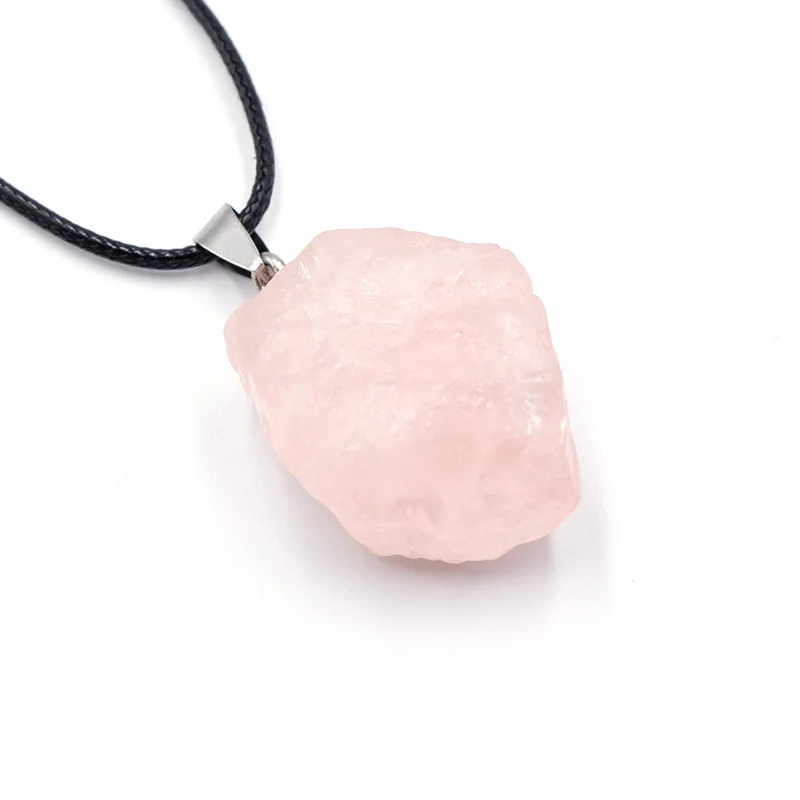 COLLANA CON CIONDOLO Citrino Punta Grezza Cristallo Pietra - Foto 3