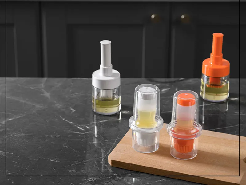 Barbecue Honey Oil Brush Silicone BBQ Basting Brush Korean Style Heat Resistant Durable for Cake Butter Bread Pastry Cooking factory