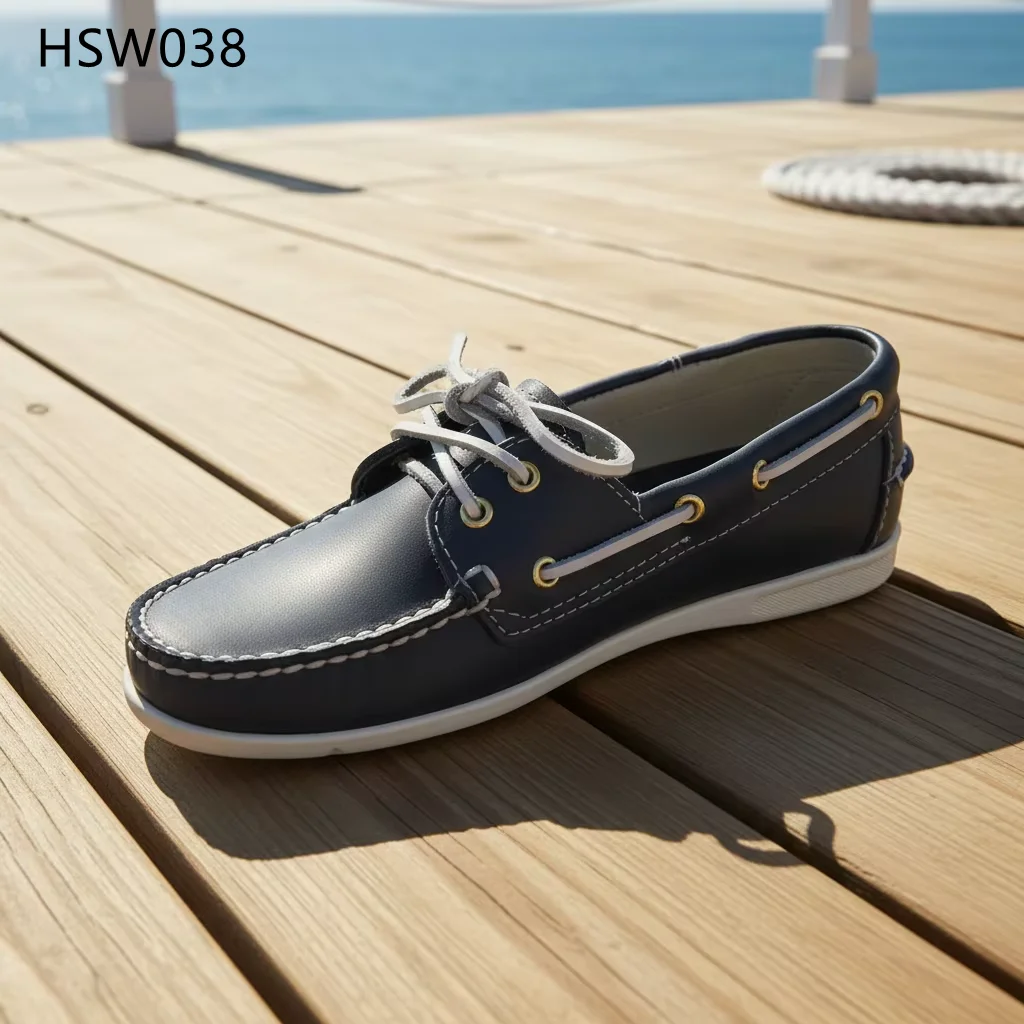 HY,Spain Cost Efficient Natural Cow Leather Trendy Penny Shoes Roomy Relaxed Fit Design Hand Stitching  Drivers Shoes HSW038