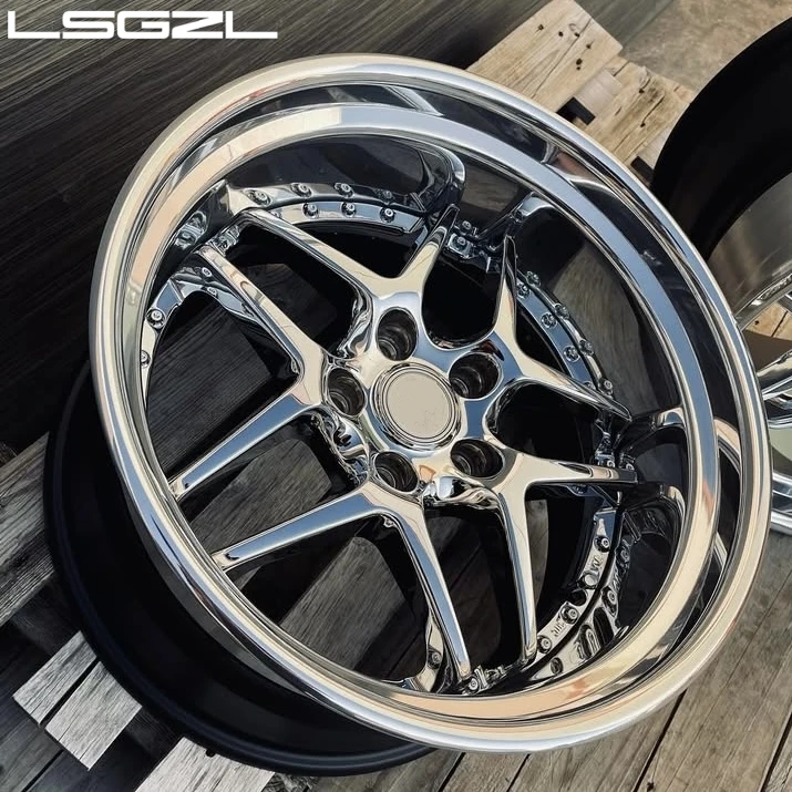 LSGZL 2-piece Custom Forged Wheels 16 17 18 19 20 21 22 Inch Deep Dish ...