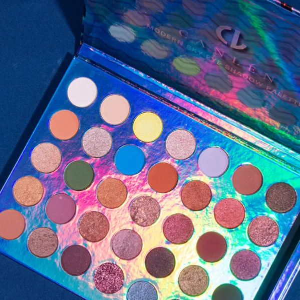 Color Makeup 35 Color Eye Shadow Plate Mashed Potato Parth Fine Bead Light Matte Color Laser Brush Wholesale Customize Label