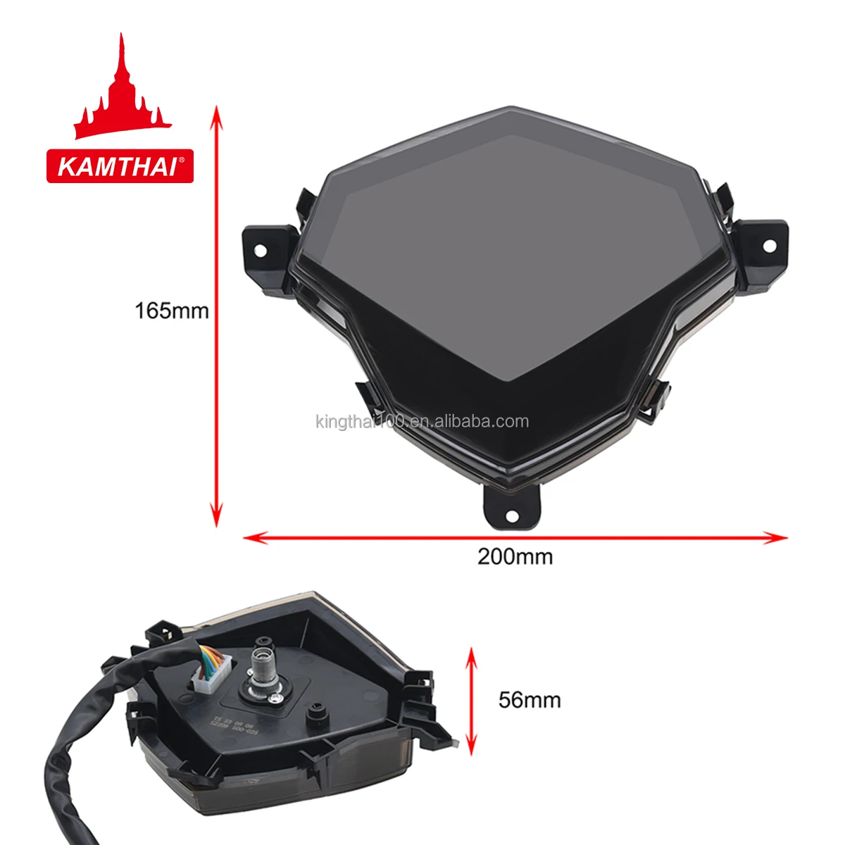 KAMTHAI Motorcycle Kawasaki Speedometer Digital Speedometer Sepeda Motor Jupiter Digital Speedometer for Motorcycle 85mm
