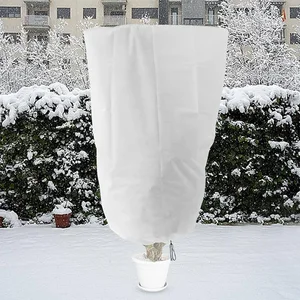 Outdoor Waterproof Fabric and PP Tree and Shrub Cover Round Garden Supplies Protector From Animals and Bugs 5kg Weight