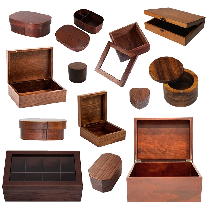 Custom Solid Wood Storage Boxes - Perfect for Christmas