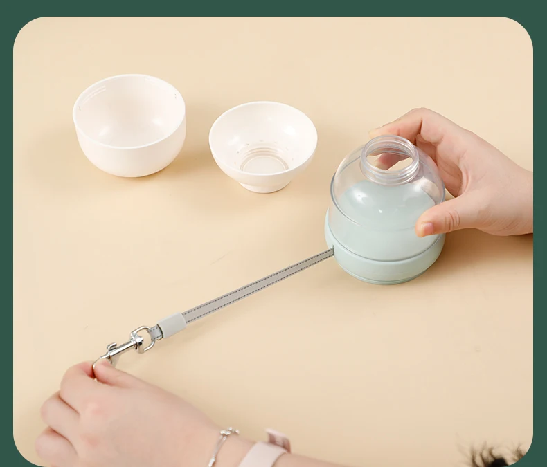 New 3-in-1 Pet Water Cup Travel Pet Supplies Dog Drinking cat Eating Portable Outside Water Cup factory