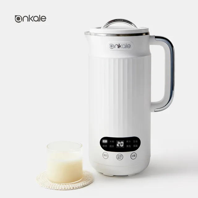 White color Stainless steel Automatic Soy Milk Maker 850ml Multifunction for Home Kitchen Blender Soup Maker