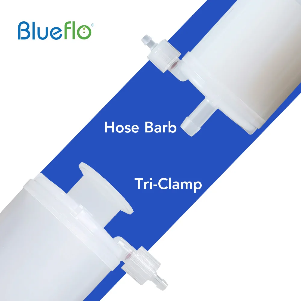 Капсульные фильтры Darlly Mill PES Мембранные плиссированные фильтрующие картриджи для глубины стерильный фильтр 0,2 микрон 1 дюйм три зажима для лабораторного использования