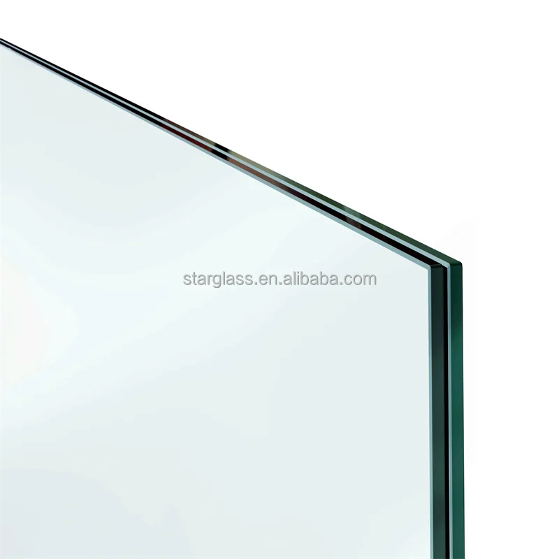 6.38mm 8.38mm Clear Colored PVB SGP Laminated Safety Tempered Glass for Balustrades Handrails Decoration
