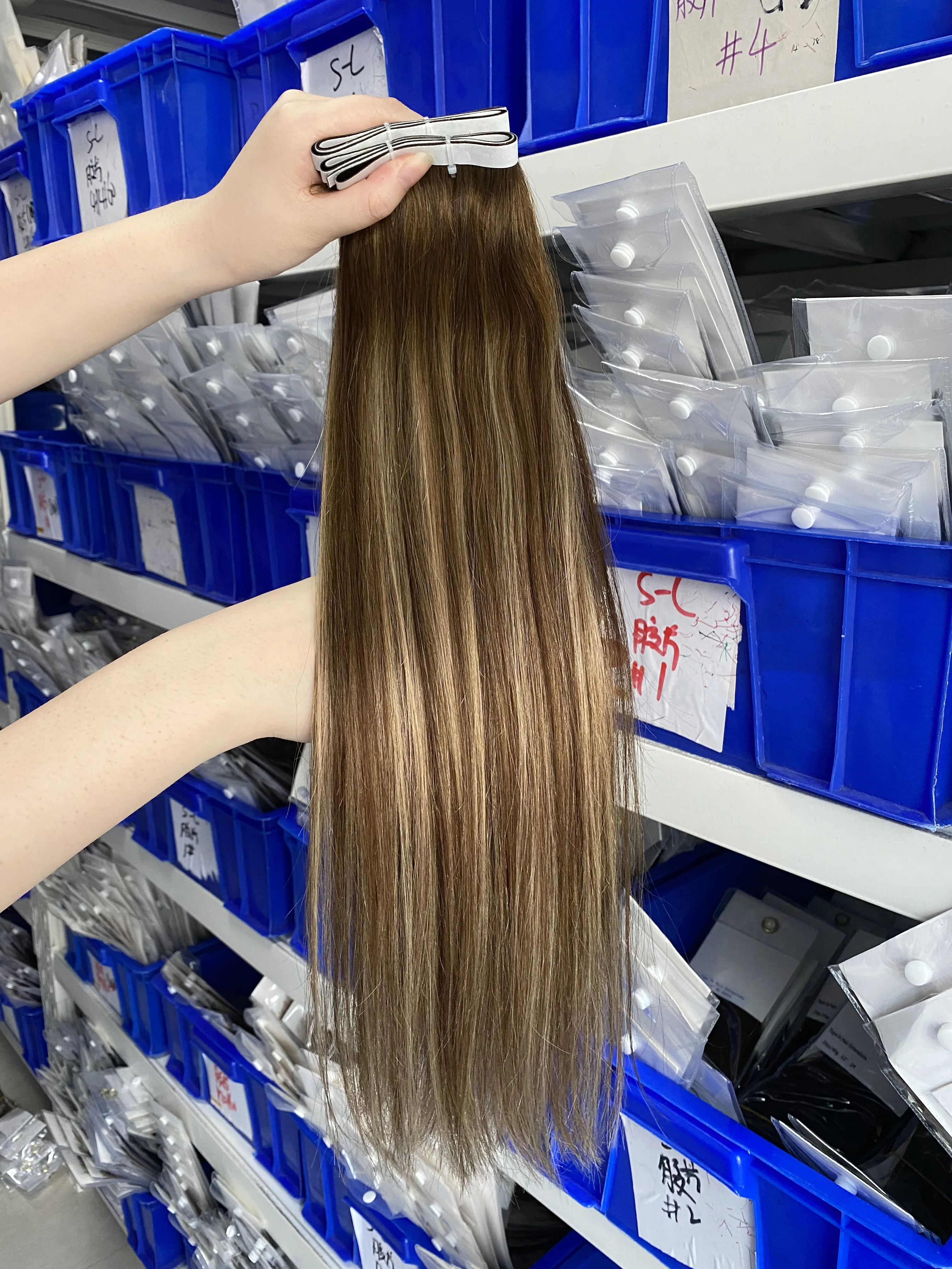 Full Shine Cheap Price Hair Extensions Tape In Extensions Skin Weft