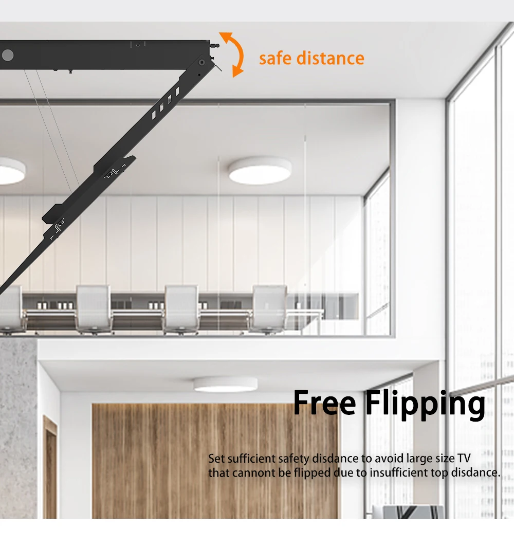 Remote Control Rotating Motorized Tv Ceiling Mount Buy Motorized