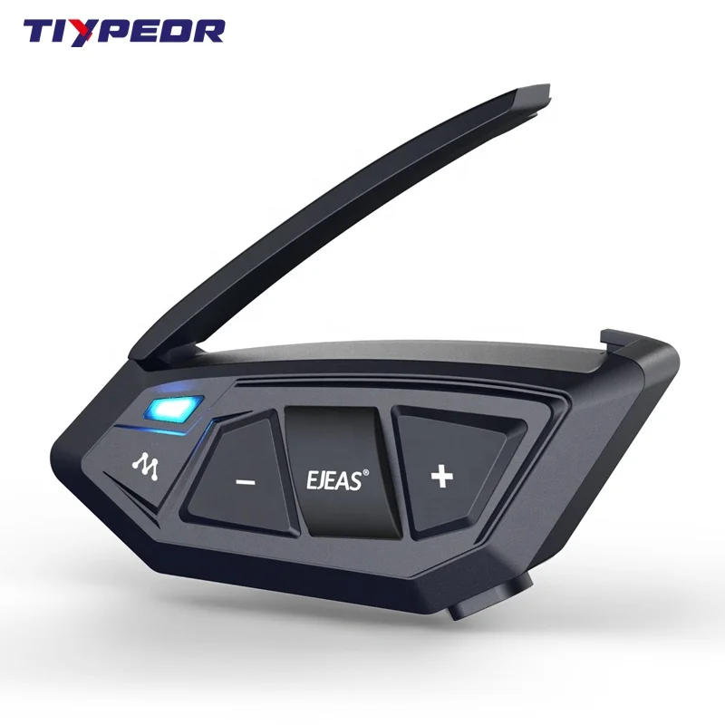 TIYPEOR EJEAS Bluetooth 5.1 bluetooth Motorcycle Helmet Mesh Intercom Helmet Casco Intercom Technology Mesh