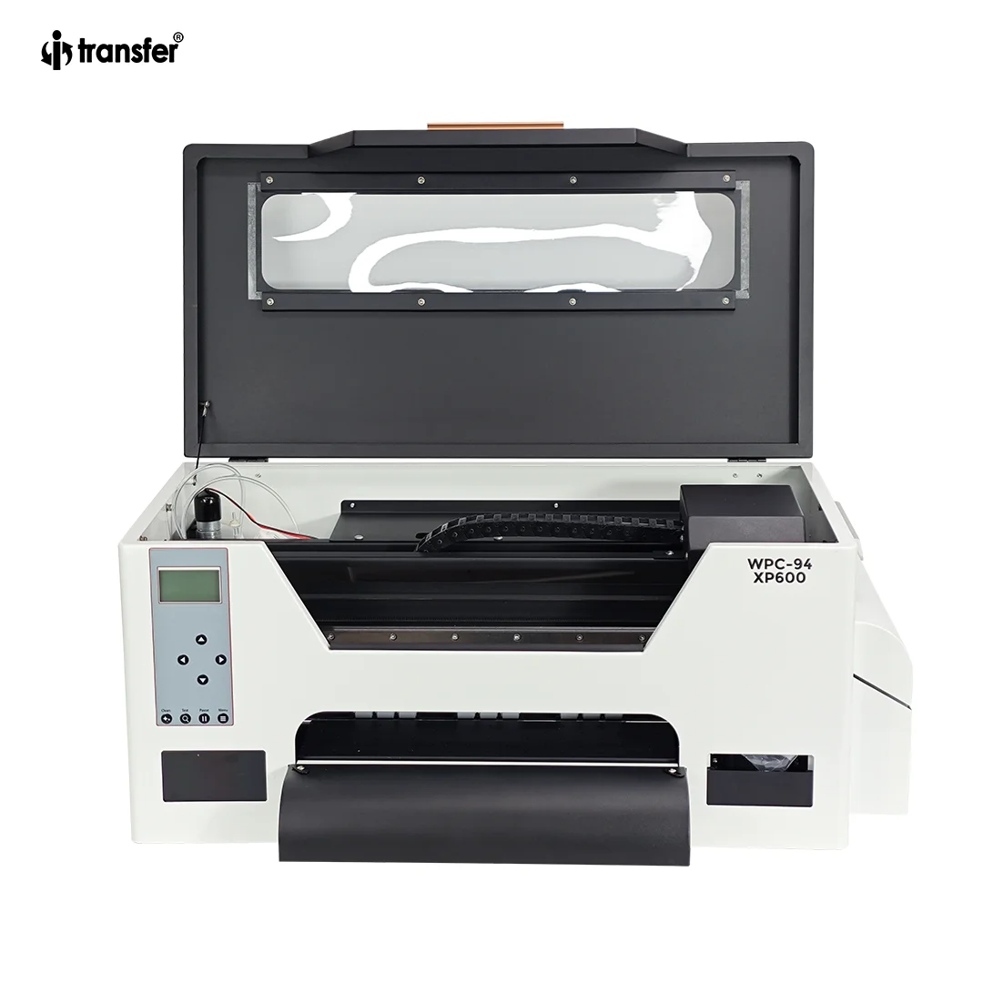 White Ink Stir Circulation System DTF Printer Fast Printing 30 cm Roll DTF Film Printer Xp600 12 Inch DTF Printer