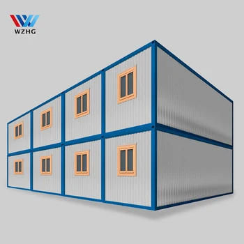 cheap 20ft flat pack container home prefab houses container cabin office building