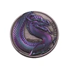 Colour plated coin