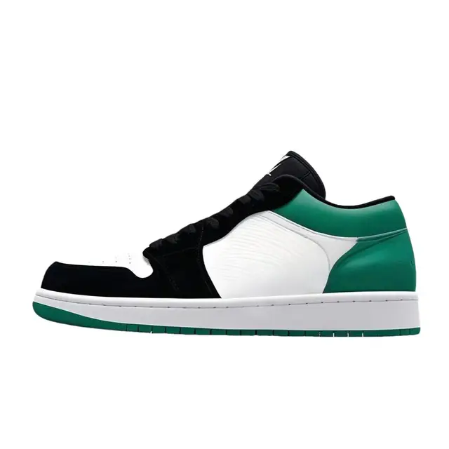 Retro Sneakers Low Top White Green Casual Basketball Shoes Footwear Male Shoes Female Shoes