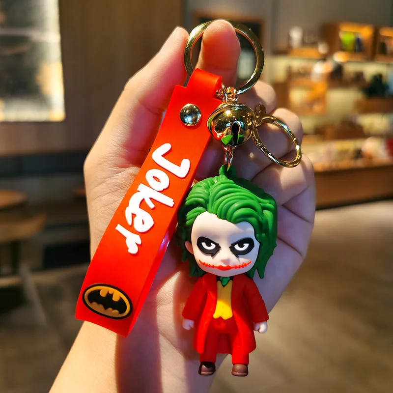 3d Pvc Rubber Keychain Joker Dark Knight Bat New Design Keychain