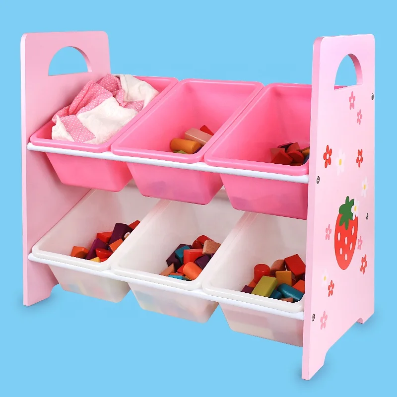 
 Детский деревянный контейнер для игрушек, ящик для хранения, органайзер, корзина  