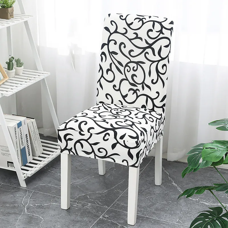 Jacquard Stoelhoes, Stretch Stoelhoezen met Armleuningen, Gebogen Rug Accent Eetkamer Stoel Hoes Stretch Barkruk Hoes voor Keuken Banket Feest