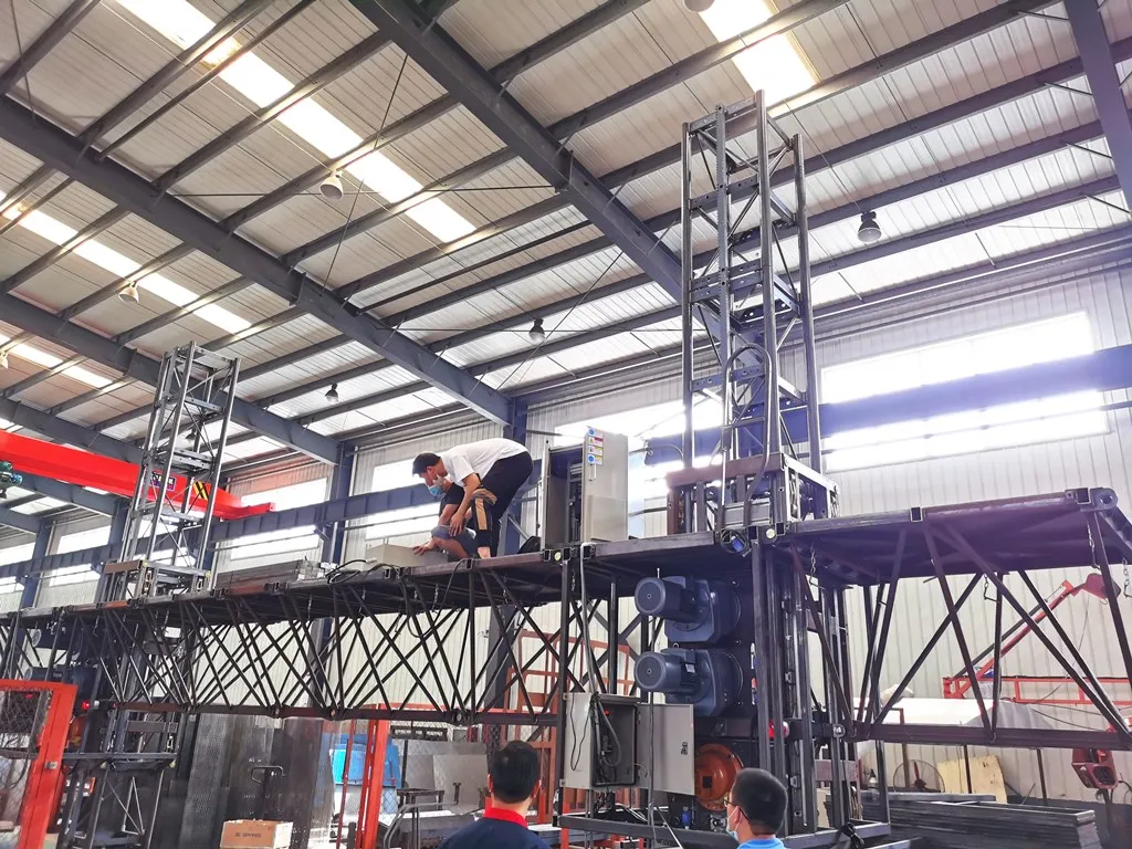 Building Facade External Mobile Scaffolding Double Mast Climbing Platform Single Mast Climber Working Platform