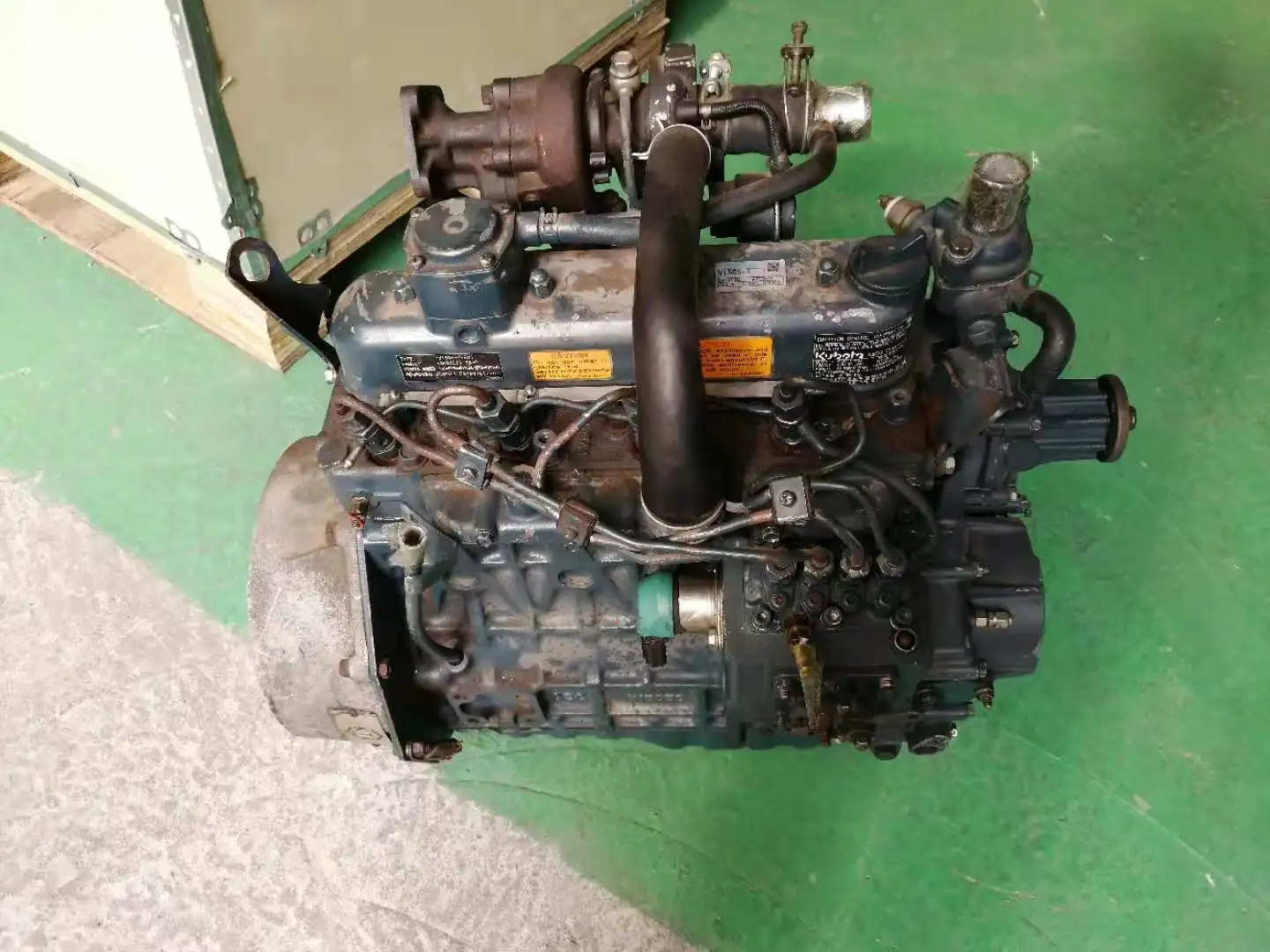 Engine Parts V2403 V2203 D1105 V2003 V3800 Complete Engine Assy V2607 D902 D1703 V1305 V3300 Original Used V1505  Engine Assy