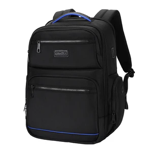 For OMASKA 17 Inch Men's Nylon Business Laptop Backpack Custom Fashion Student Bag Waterproof Polyester Lining Zipper Wholesale