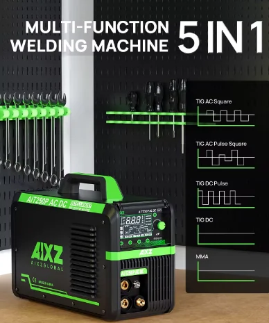 HITBOX AIXZ ACDC AIT250P TIG Welding Machine for Aluminum - AC/DC