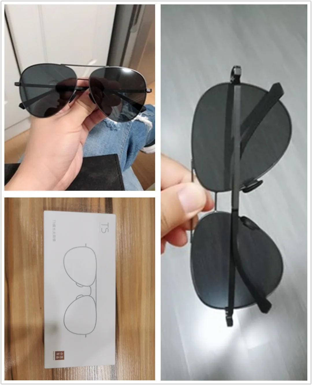 Очки солнцезащитные Mijia Youpin TS поляризационные нейлоновые зеркальные линзы UV400 6 слоев поляризационной пленки для мужчин и женщин путешествий