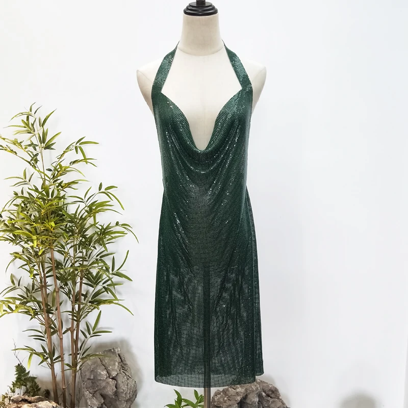 2024Customized Sexy Trendy Green Sequins Aluminum Metal Mesh Chainmail Dress| Alibaba.com 2024Customized Sexy Trendy Green Sequins Aluminum Metal Mesh Chainmail Dress| Alibaba.com