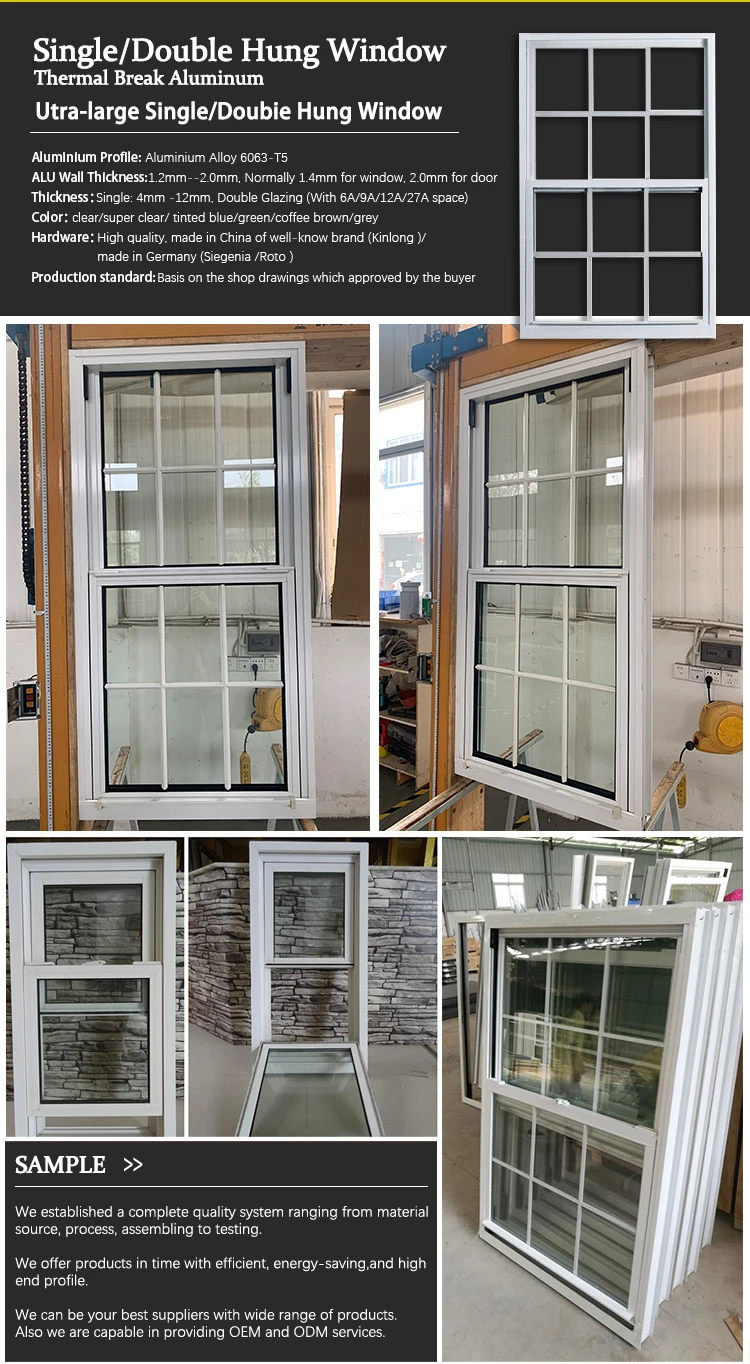Top Hung Aluminium Window Security Latch Window Double Hung Windows Low E Double Top Hung