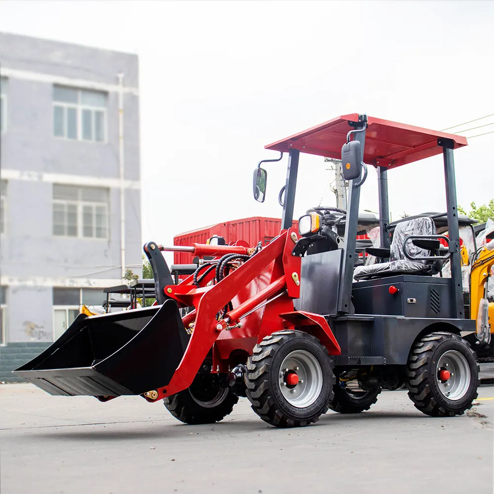 Factory Direct Sale Mini Front Loader Tractor Small Wheel Loader