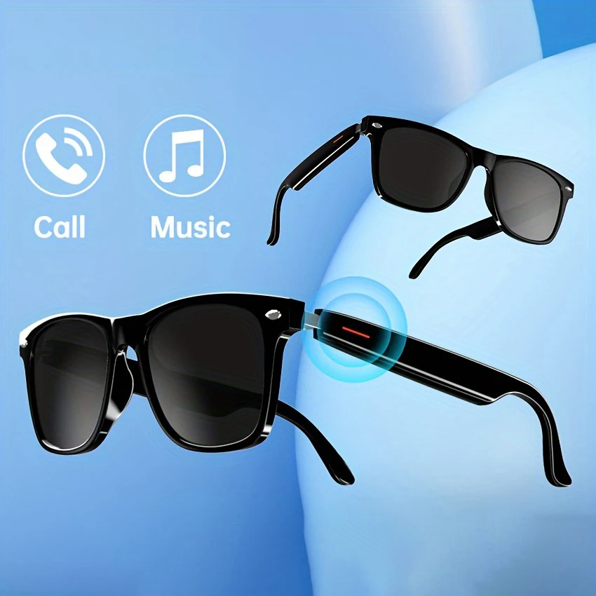 1pc Smart Glasses With Speaker Bluetooth Ll Wireless Audio Touch Hands Free Calling Stereo Music Headphones Smart Glasses P 45727298