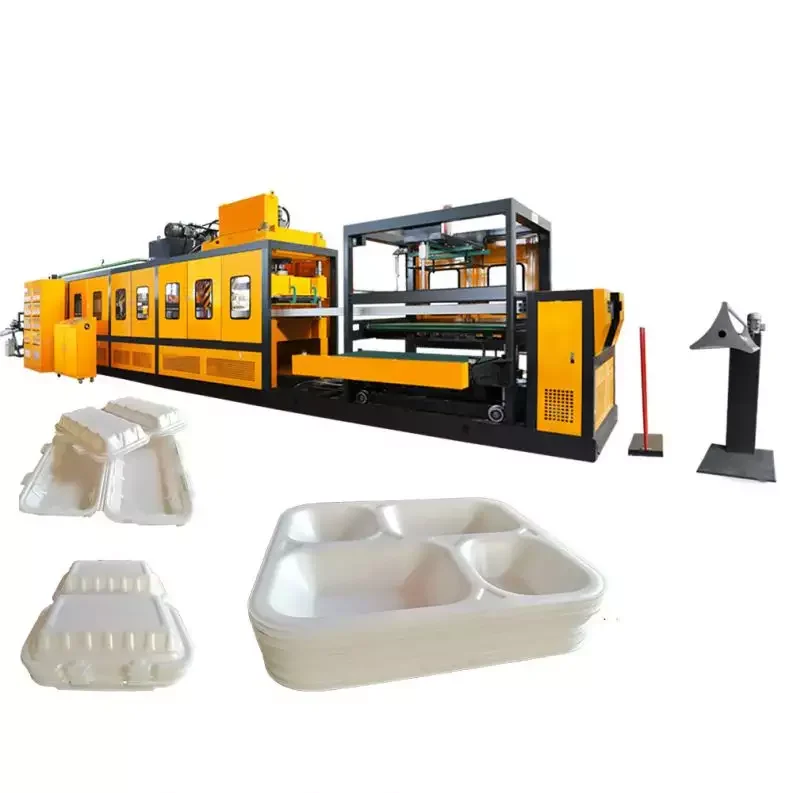 Disposable Thermocol Polystyrene Food Container Lunch Box Dishes Take Away Box Making Foam Tray Making Machine